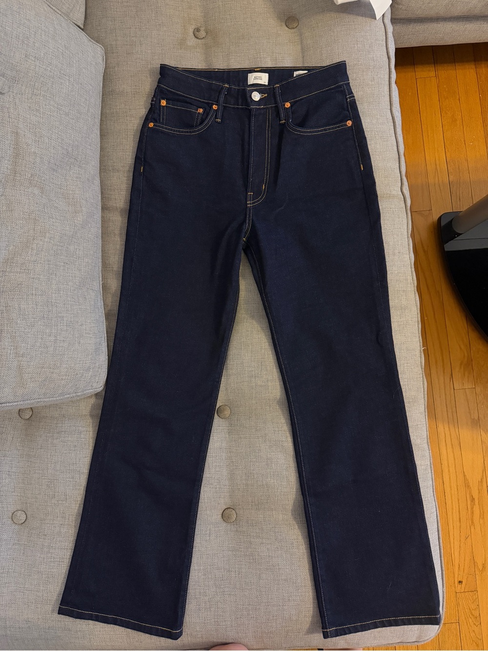 Straight-Leg Women's Jeans in Dark Indigo